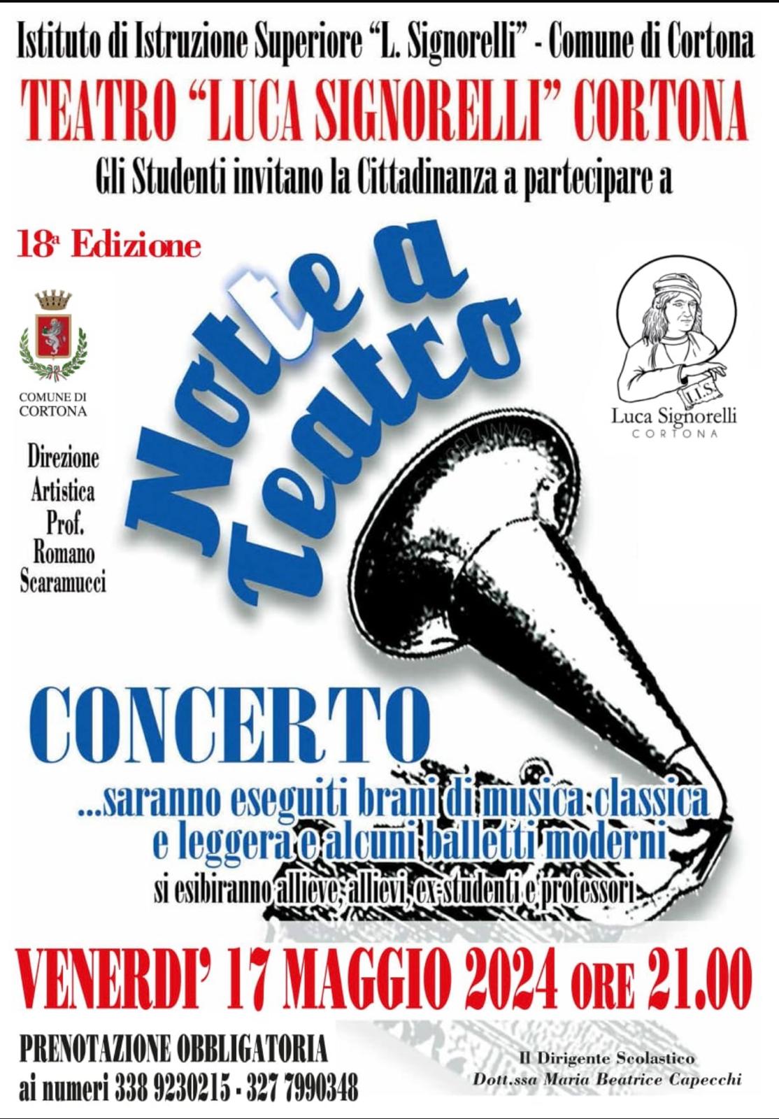 Locandina Notte a Teatro 2024