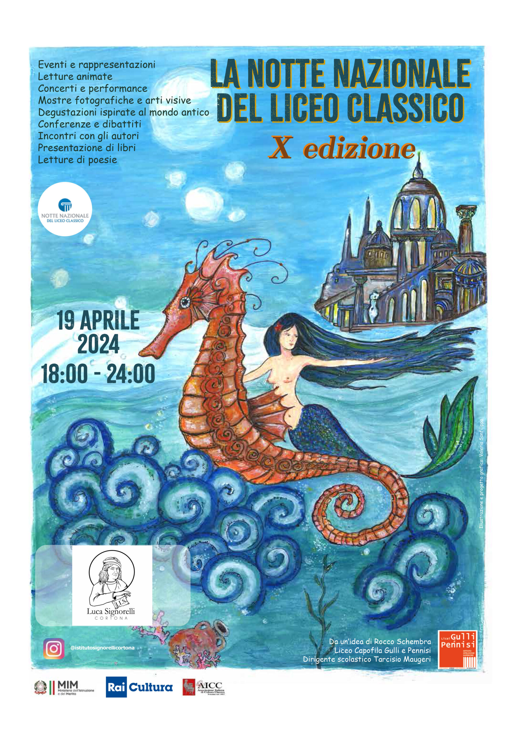 Locandina Notte Liceo Classico 2024