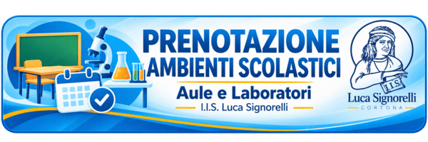 Prenotazione aule e laboratori scolastici